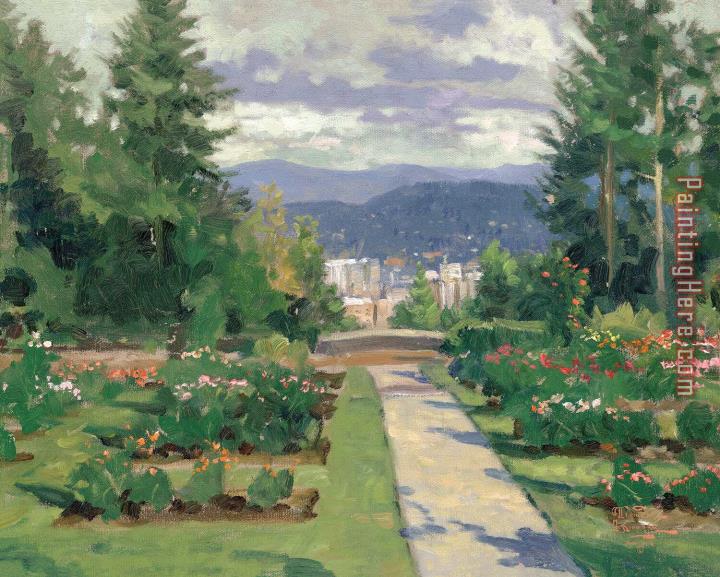 Thomas Kinkade Rose Garden, Portland